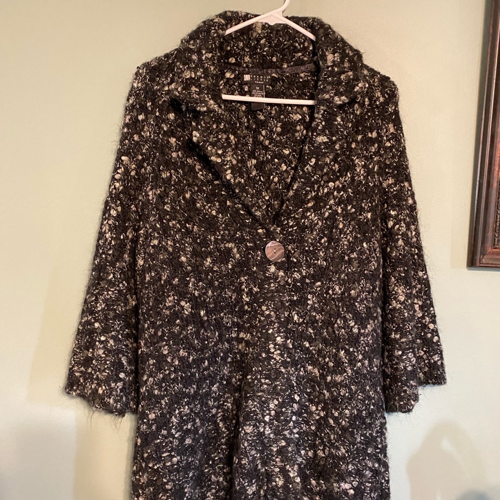 Carole Little Woman 1 Button Cardigan